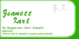 zsanett karl business card